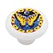 Earth Sunflower Butterfly Decorative High Gloss Ceramic Drawer Knob