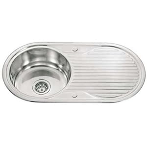 round kitchen sinks and drainers