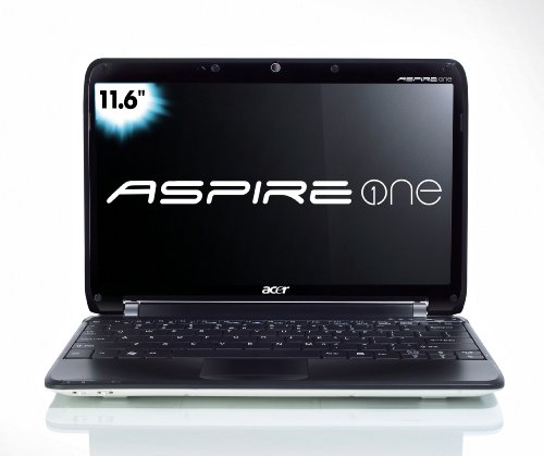 Acer Aspire One AO751h-1885 11.6-Inch White Netbook - 8 Hour Battery Life