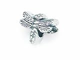 Zable(tm) Sterling Silver Dragonfly * Bead / Charm