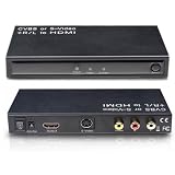 Composite to HDMI Converter with Scaler, 720p