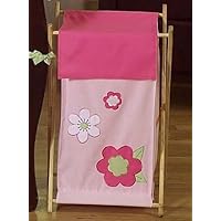 Kids Laundry Hamper for the Pink and Green Flower Collection by JoJo