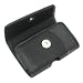 Samsung Black Horizontal Pouch with Magnetic Snap Case for Samsung Captivate i897 Mythic a897 Intercept m910 Restore m570 Seek m350 Vibrant t959 Gravity 3 t479 t369 Gravity Touch t669