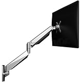 Loctek Full Motion Gas Spring Wall Mounted 10-27'' Monitor Mount LCD Arm (DW7)