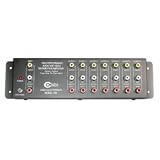 Cables To Go 41067 7-Output RCA Audio/Video Distribution Amplifier (Black)