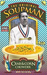 The Original Soupman, Crab & Corn Chowder, 17oz Carton (Pack of 3)