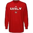adidas UNLV Runnin' Rebels Red Sideline Long Sleeve T-shirt