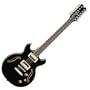 Dean BOCA 12 String Semi Hollow Body Electric Guitar Classic Black