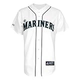 MLB Youth Seattle Mariners Chone Figgins White Home Short Sleeve 6 Button Synthetic Replica Baseball Jersey Spring 2011  (White, Medium)