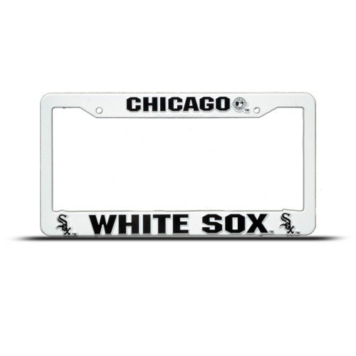 Chicago White Sox Plastic Mlb License Plate Frame Tag Holder