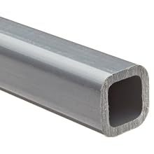 PVC Square Profile Pipe, 2 3/8" X 2 3/8" , .078" WALL, NSF 1,14 & 61, UL94 VO