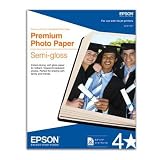 Epson® Semi-Gloss Premium Photo Paper, 8-1/2 x 11, 20 Sheets per Pack