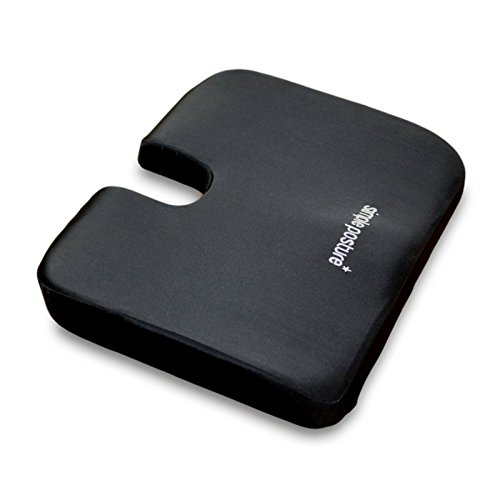 uSeatâ„¢ - #1 Tailbone Cushion New & Improved - Redesigned Coccyx Cushion Relieves Tailbone & Lower Back Pain More Effectively - Now With More Sitting Area, Improved Ergonomics & Upgraded Memory Foam - Instantly Comfy Yet Won t Flatten Out!