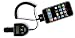 Electronics : FM Transmitter & Car Charger with LCD Screen (BLACK) - for for Apple iPod / Iphone / Itouch / Nano - High Quality digital Sound - Automatically powers and recharges battery