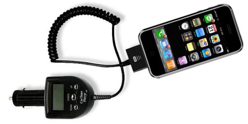 Cover image : FM Transmitter & Car Charger with LCD Screen - for Apple iPod / Iphone 3G / Itouch 2nd Generation / Nano 4th Generation - High Quality digital Sound - Automatically powers and recharges battery with car adapter