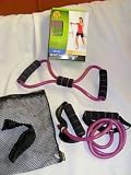 "ABC Products" - Pkg of 2 Exercising ~ Medium Strength - Resistance Tube Kit (Purple Color Tubes - With Storage Bag)*