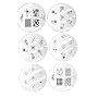 Konad Stamping Nail Art 6ximage Plate M1.m11.m21.m31.m61.m63