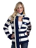 NCAA North Carolina Tar Heels Kashwere U Rugby Striped Hoodie