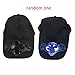Solar Powered Air Fan Cooled Baseball Camping Traveling Hat w/ Solar Panel