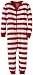 Hatley Baby Boys' Zip Up Coverall Candy Cane Stripes