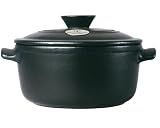 Emile Henry, Flame, Mini Round Stewpot, Black, 10cm  from Emile Henry