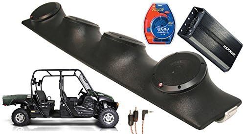 Bennche 700X Rockford R1525 &amp; PXA300.4 2CH Amp Fits 5 1/4" Speaker UTV Pod Pack