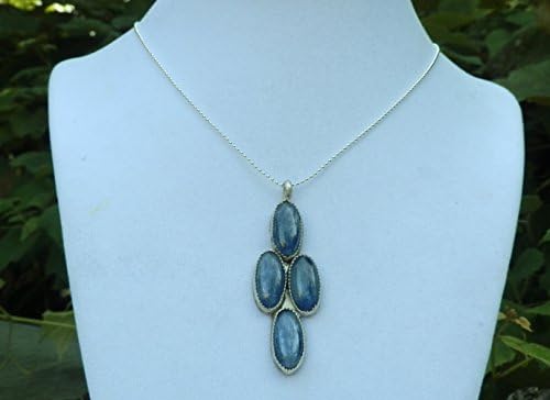 Handcrafted Sterling Silver Kyanite Pendant
