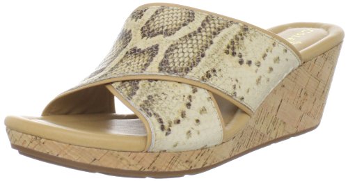 Cole Haan Sandals Cole Haan Women's Air Britney Slide Sandal,Cream Snake Print,9 C US