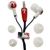 NEMO DIGITAL MLF10113PHL MLB Baseball Logo Earbuds Philadelphia Phillies Style