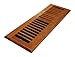 Decor Grates WLC414-N 4-Inch by 14-Inch Wood Floor Register, Natural Brazilian Cherry