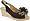 Oomphies Women's OM0005 Pompom Espadrille,Black,6 M US