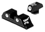 Glock Pistol 3 Dot Front And Rear Night Sight Set