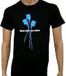 THESE ARMS ARE SNAKES - Blue Roses - Black T-shirt