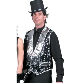 Plus Size Poker Ace Vest Gambler Costume
