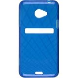 Ventev 349084 Waffle Dura-Gel Case for HTC EVO 4G LTE - 1 Pack - Retail Packaging - Blue