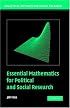 Essential Mathematics for Political and Social Research (Analytical Methods for Social Research)
