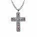 STARHAVEN Signature Garnet & Smoky Topaz Cross Necklace