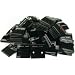 200 Black Earring Cards Pads Sterling Silver Displays 1.5"