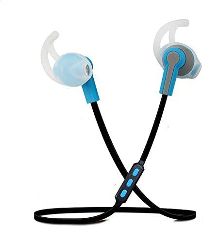 Doopro (TM) Comfortable Bluetooth Headphone for Adults &amp; Children for outdoor Sports Sweatproof ear buds with Selfie Shutter for Camera and mic for phones (Blue)