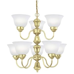 Whitmore Chandelier in Polished Brass