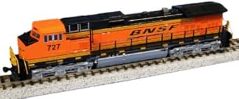  Model Train Products GE C44-9W BNSF #727 "Swoosh" N Scale Train: Toys