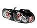 92-95 HONDA CIVIC ( 3-DOOR 3DR HATCHBACK ) TAIL LIGHTS ( OUTER AND INNER LAMPS ) - EURO CARBON FIBER STYLE (DEPO-US) PAIR 93 94