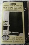 NEW VINYL SHOWER CURTAIN LINER WITH MAGNETS BLACK 41 4VCkZvgL. SL160 NEW VINYL SHOWER CURTAIN LINER WITH MAGNETS BLACK