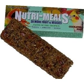 Lafebers Nutri-Meals Taste of the Tropics Bird Treat for Cockatiel 2oz by Lafeber's