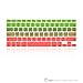 TOP CASE - Faded Ombre Series Keyboard Cover Skin Compatible with MacBook 13
