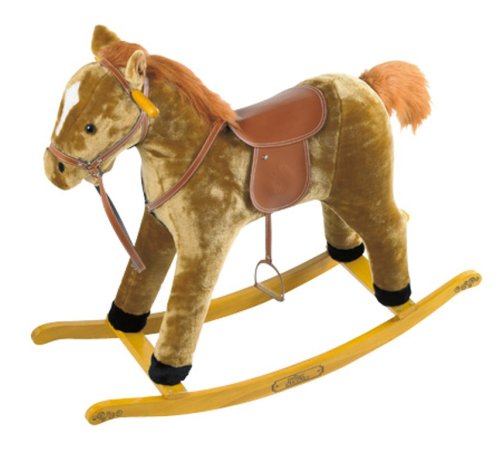 Childrens Toyshop  Toys : 60cm Rocking Pony Light Brown
