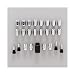 Automotive : Gorilla Automotive Products 71943: Lug Nuts, Conical Seat, 14mm x 1.50 RH, Closed End, Standard/Locking, Chrome Plated Steel, Set of 20