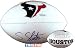 Steve Slaton Autographed/Hand Signed Houston Texans Logo Football