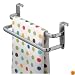 InterDesign Axis Over the Cabinet 9-Inch Double Towel Bar, Chrome