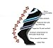 Go2Socks Compression Socks for Men Women Nurses Runners 20-30mmHg Medical Stocking Athletic (DarkBlue, L)